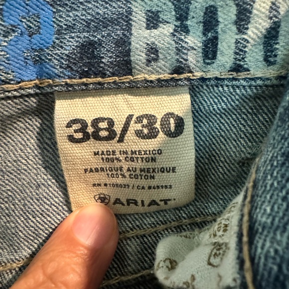 Men’s Ariat M2 relaxed boot cut jeans - Picture 8 of 9